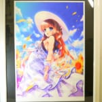 【版画 】深崎暮人 向日葵 ミクスドメディアを高価買取させていただきました。