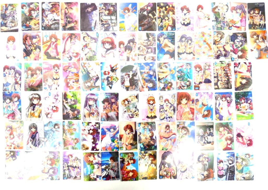CLANNAD/CLANNAD ～AFTER STORY～ テレホンカード(テレカ) ８０枚セット