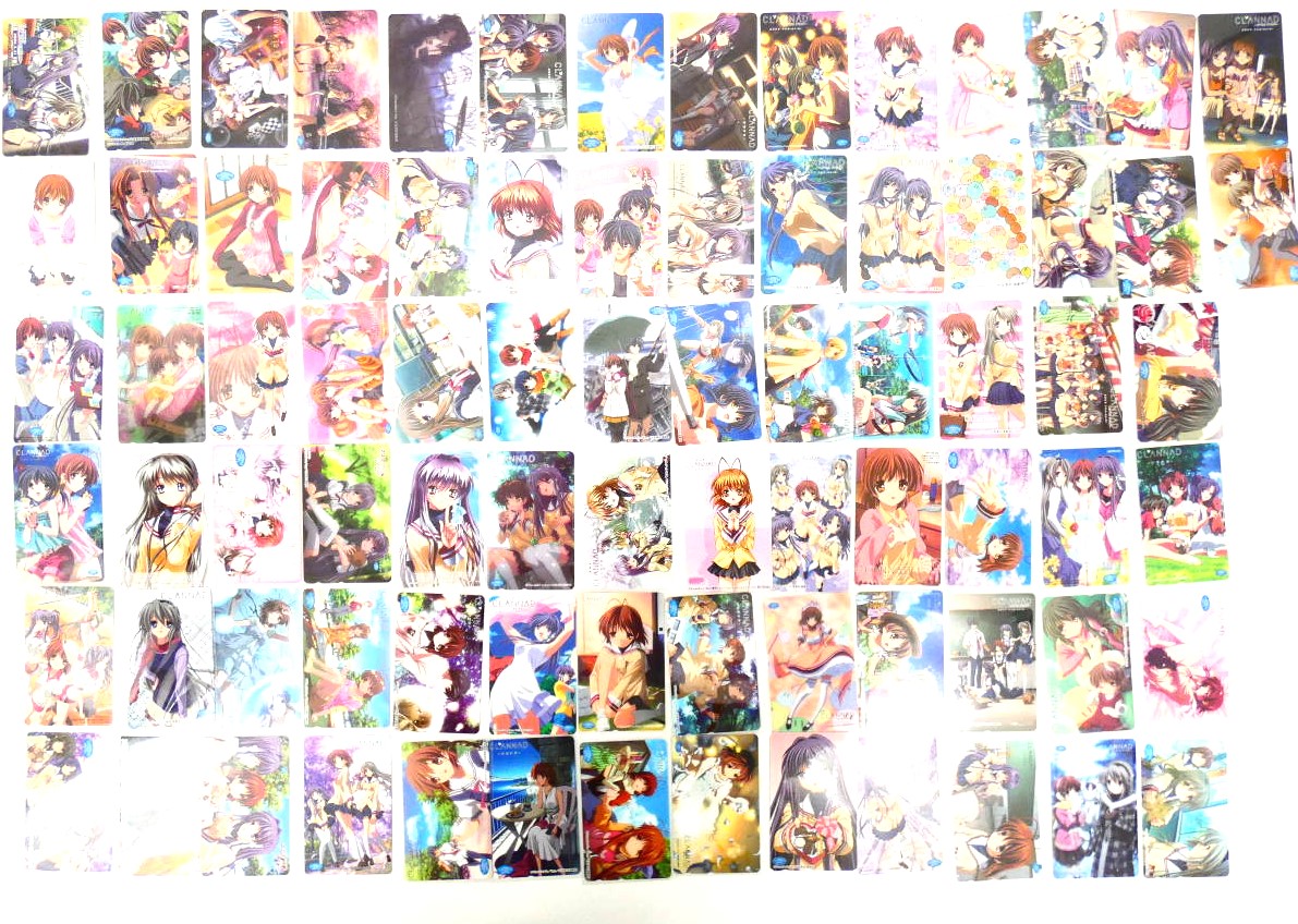 CLANNAD/CLANNAD ～AFTER STORY～ テレホンカード(テレカ) ８０枚セット