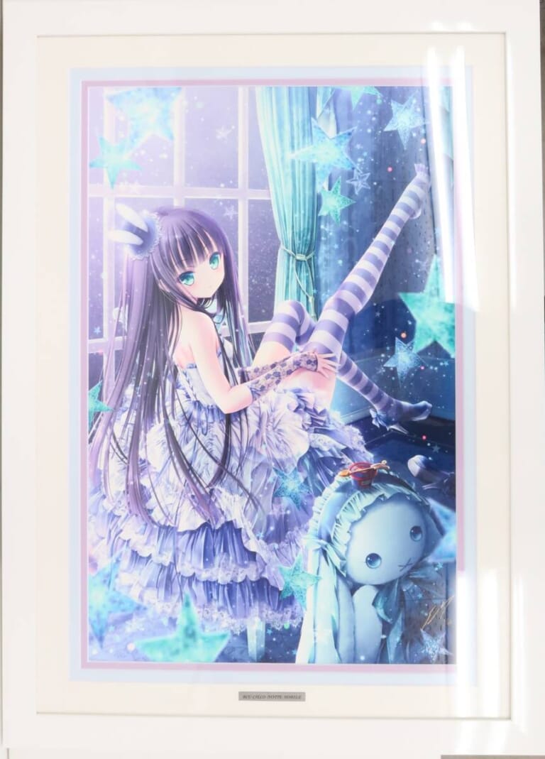 版画 てぃんくる 「S／E BLU CIELO-NOTTE NOBILE」