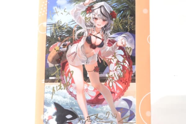 ホロライブ 沙花叉クロヱ 誕生日記念2022 複製サイン&直筆メッセージ入りポストカード 買取いたしました！