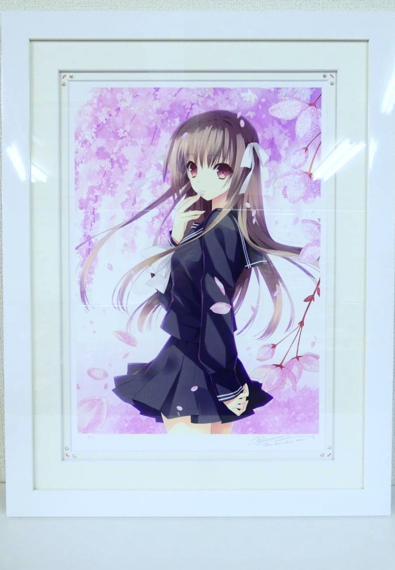 アールビバン 版画 鈴平ひろ 春告草 DX