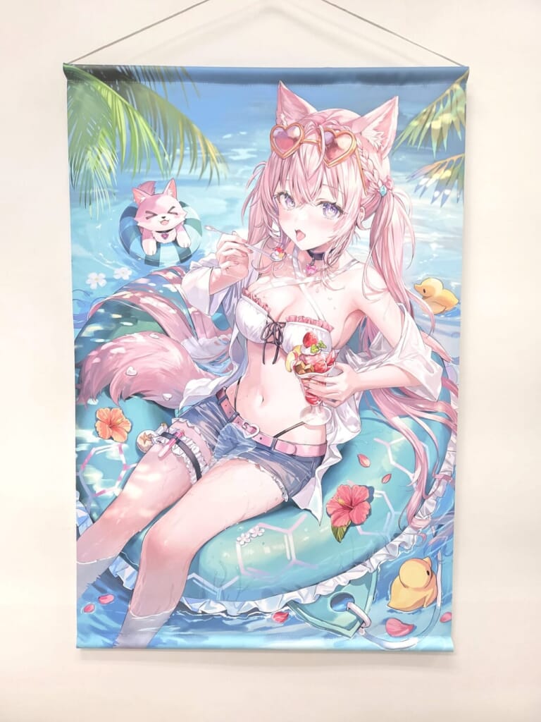 さしみねこ屋 (ももこ) C104 ホロライブ VTuber 博衣こより B2タペストリー