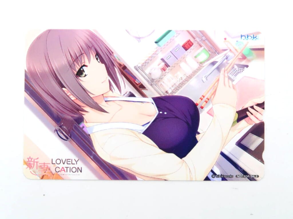 新妻LOVELY×CATION-ビスコVISCO特典-栗原愛子-テレホンカード