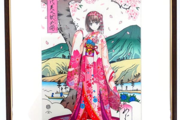 冴えカノ×浮世絵『当代美人彼女揃 加藤恵』木版画をお買取しました！