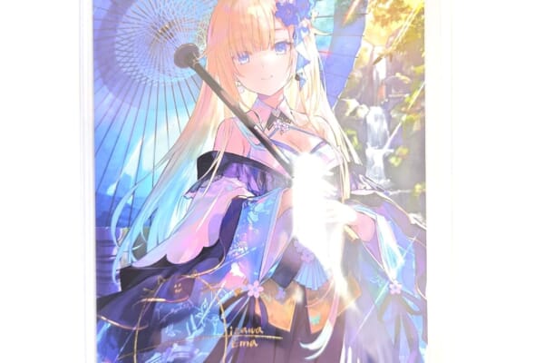 ぶいすぽっ！ 藍沢エマ 2周年グッズ限定ポスカを買取しました！【藤ちょこ先生イラスト】