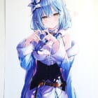 【買取実績】Rin☆Yuu ホロライブ 雪花ラミィ 手でハートver B1タペストリーをお売りいただきました！