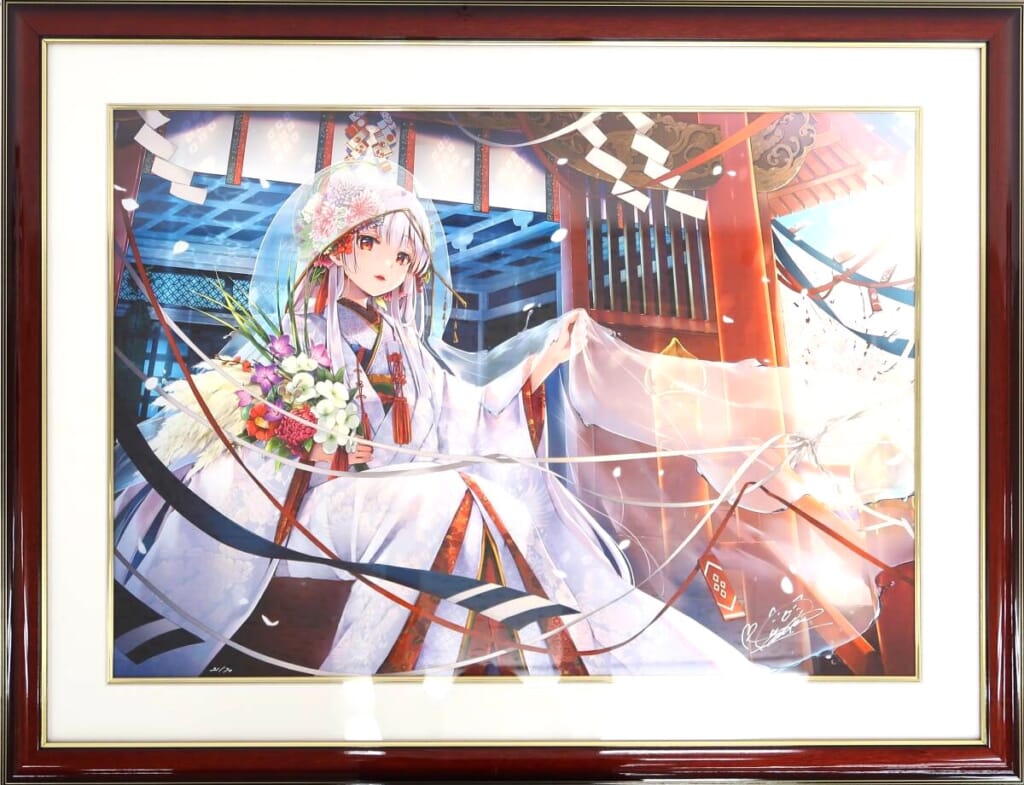 アールビバン 版画 なつめえり 「和結」 