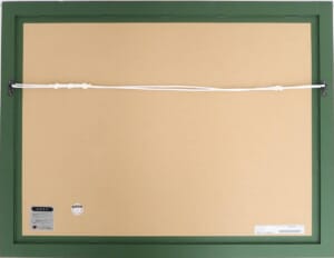 アールビバン 版画 なつめえり 「和結」 背面