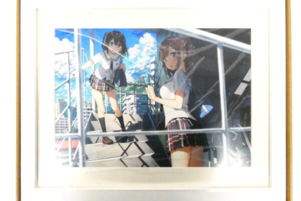 夏の階段に輝く二人──カントク 「くるしず」 直筆サイン入り 複製原画を買取しました！