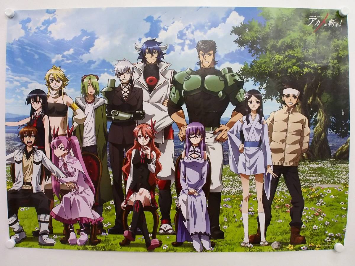 アカメが斬る! 殺し屋たちの謝肉祭 来場者プレゼントポスターB