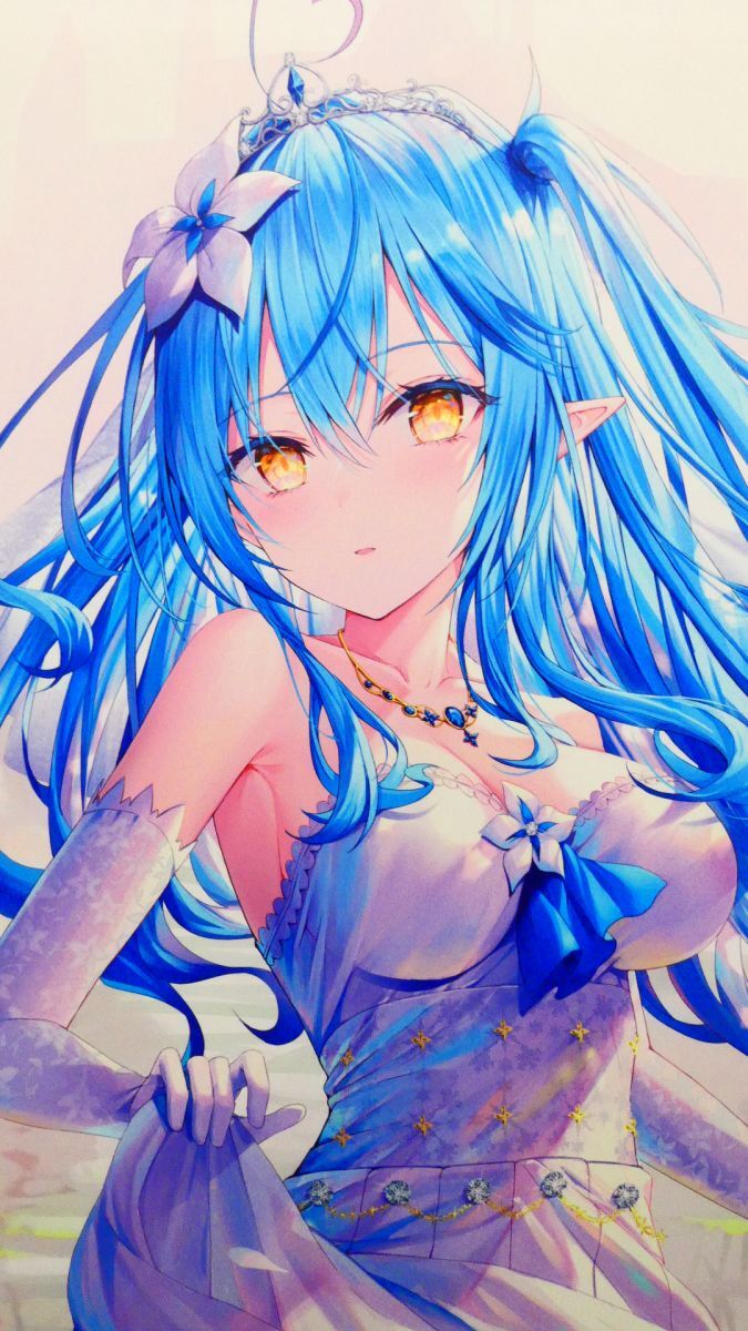 Rin☆Yuu (リン☆ユウ) エアコミケ3 ホロライブ 雪花ラミィ ウェディング雪花ラミィ 等身大タペストリー