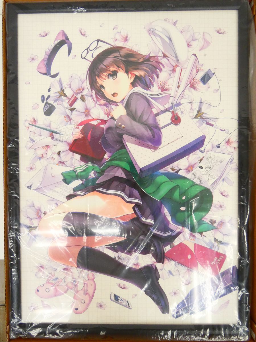 冴えない彼女の育てかた 深崎暮人展 直筆サイン入り B2プリモアート＜1期ティザービジュアル＞