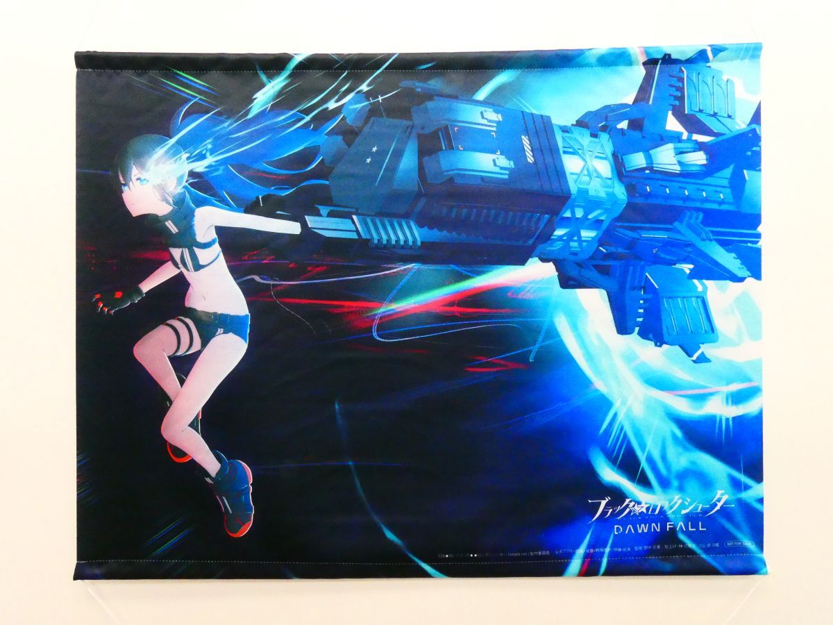 LL1/Blu-ray TV ブラック★★ロックシューター DAWN FALL 特装限定版 アニメイト全巻購入特典 描き下ろしイラスト使用 B2タペストリー