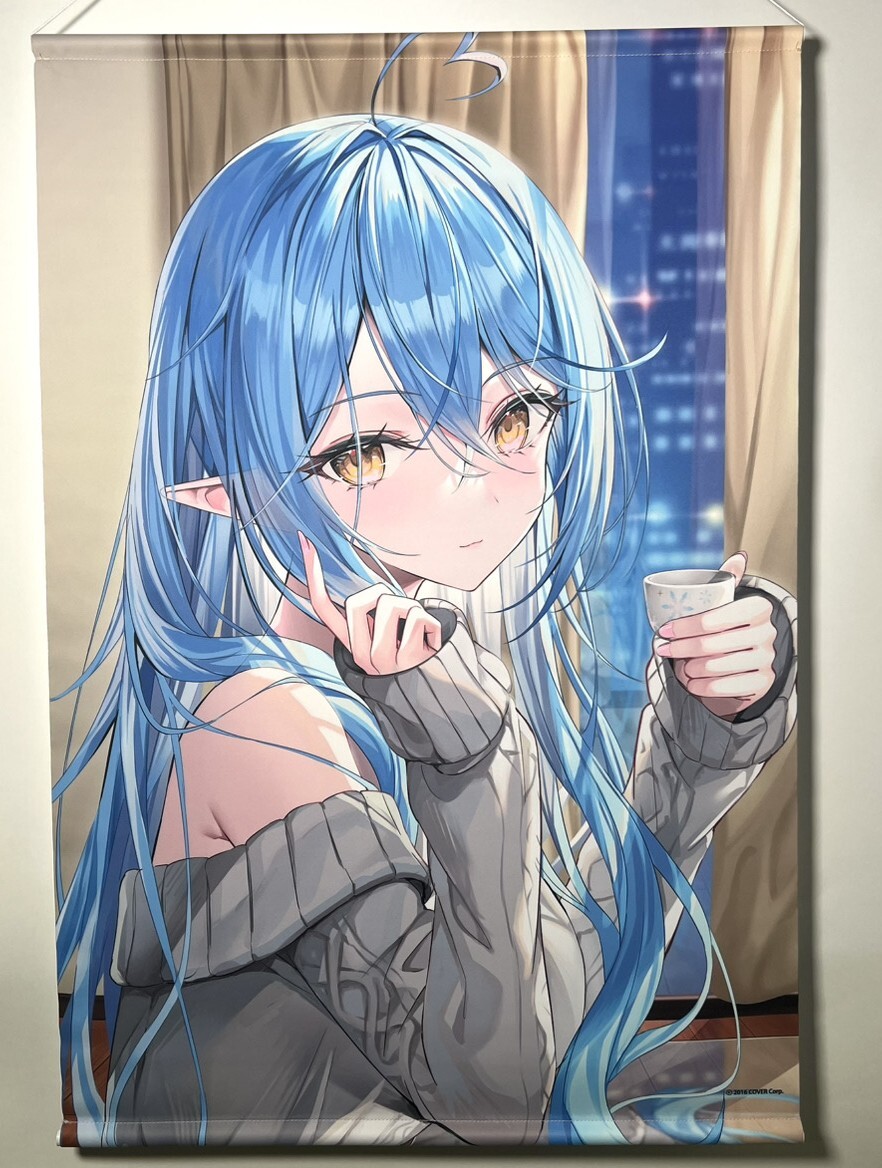 ホロライブ VTuber 雪花ラミィ ラミィとほろ酔いお酒グッズ B2タペストリー